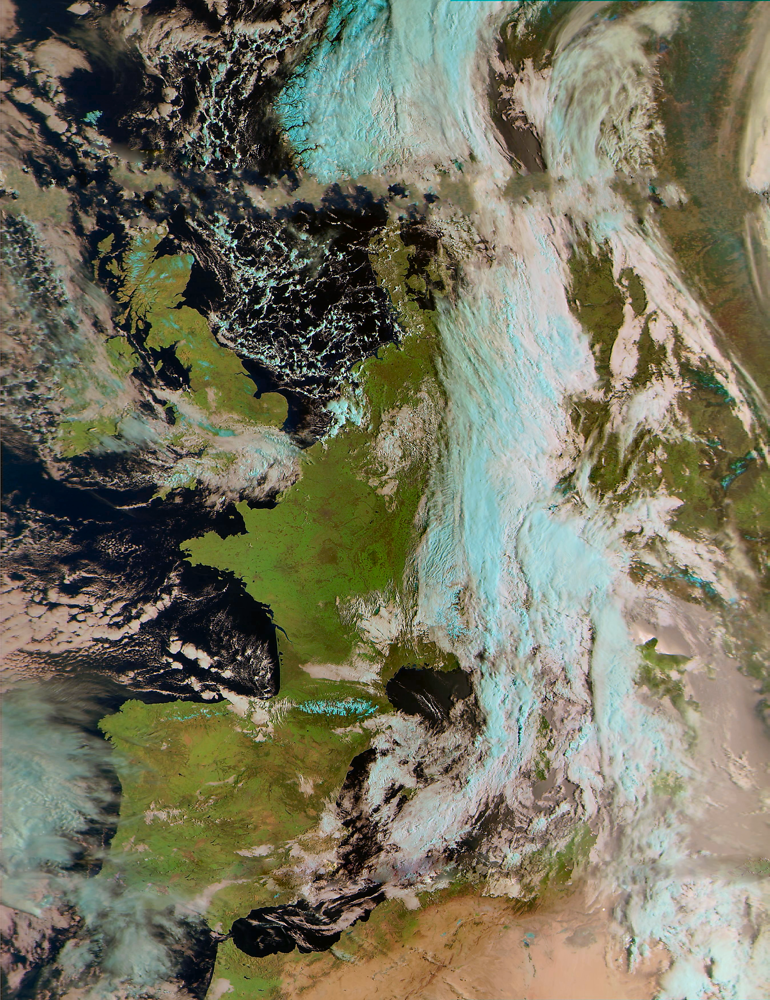 IMMAGINE METEO DEL SATELLITE METEOR M2